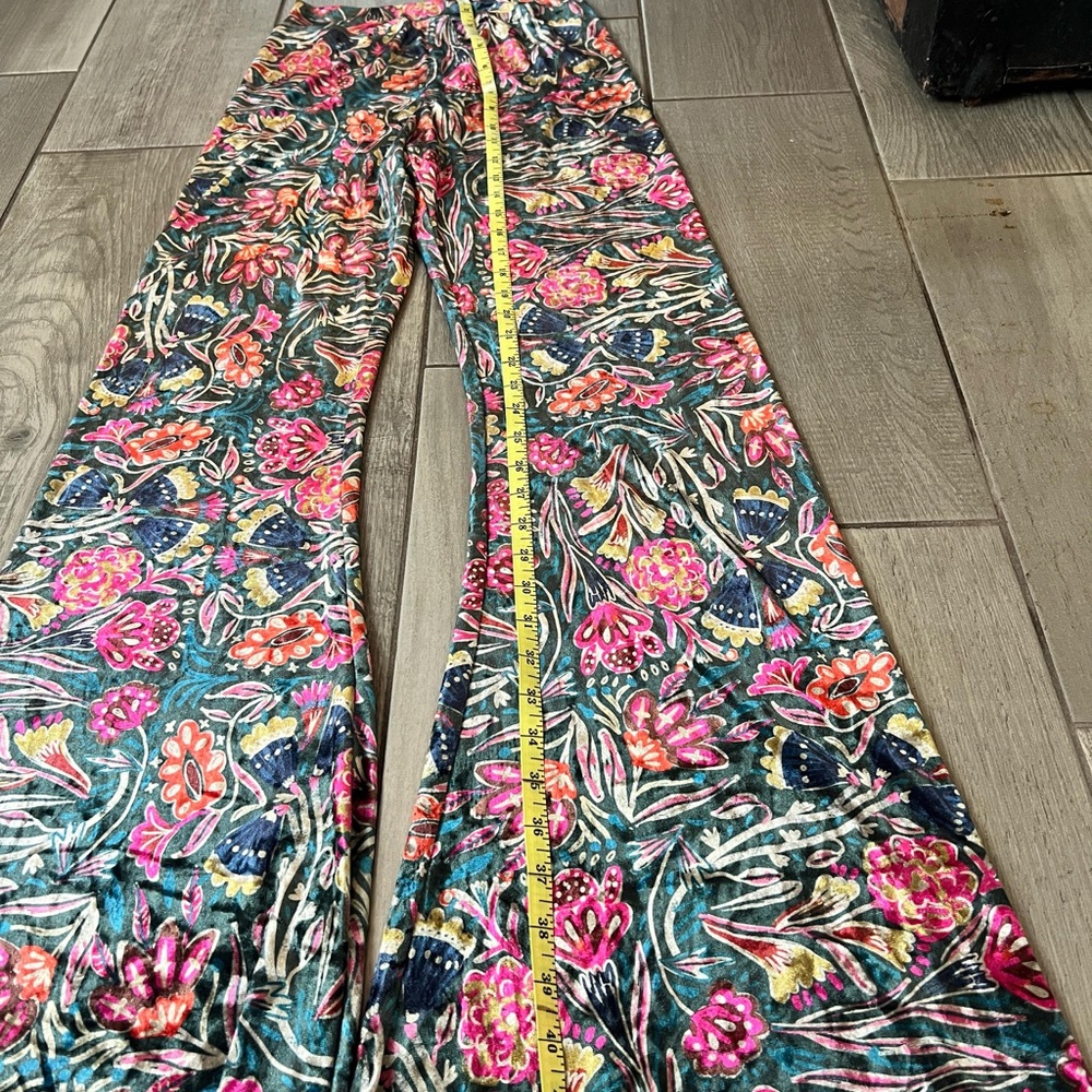 NATURAL LIFE Multicolor Floral Boot Cut Pants - Picture 5 of 11